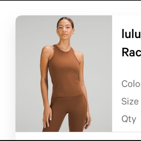 lululemon athletica Tops - Lululemon Align Waist-Length Racerback Tank Top